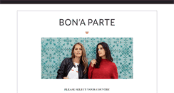 Desktop Screenshot of bonaparteshop.com